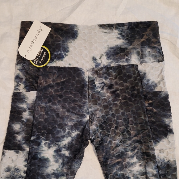 Eye candy women's athletic workout pants waffle pattern size small - Picture 3 of 8